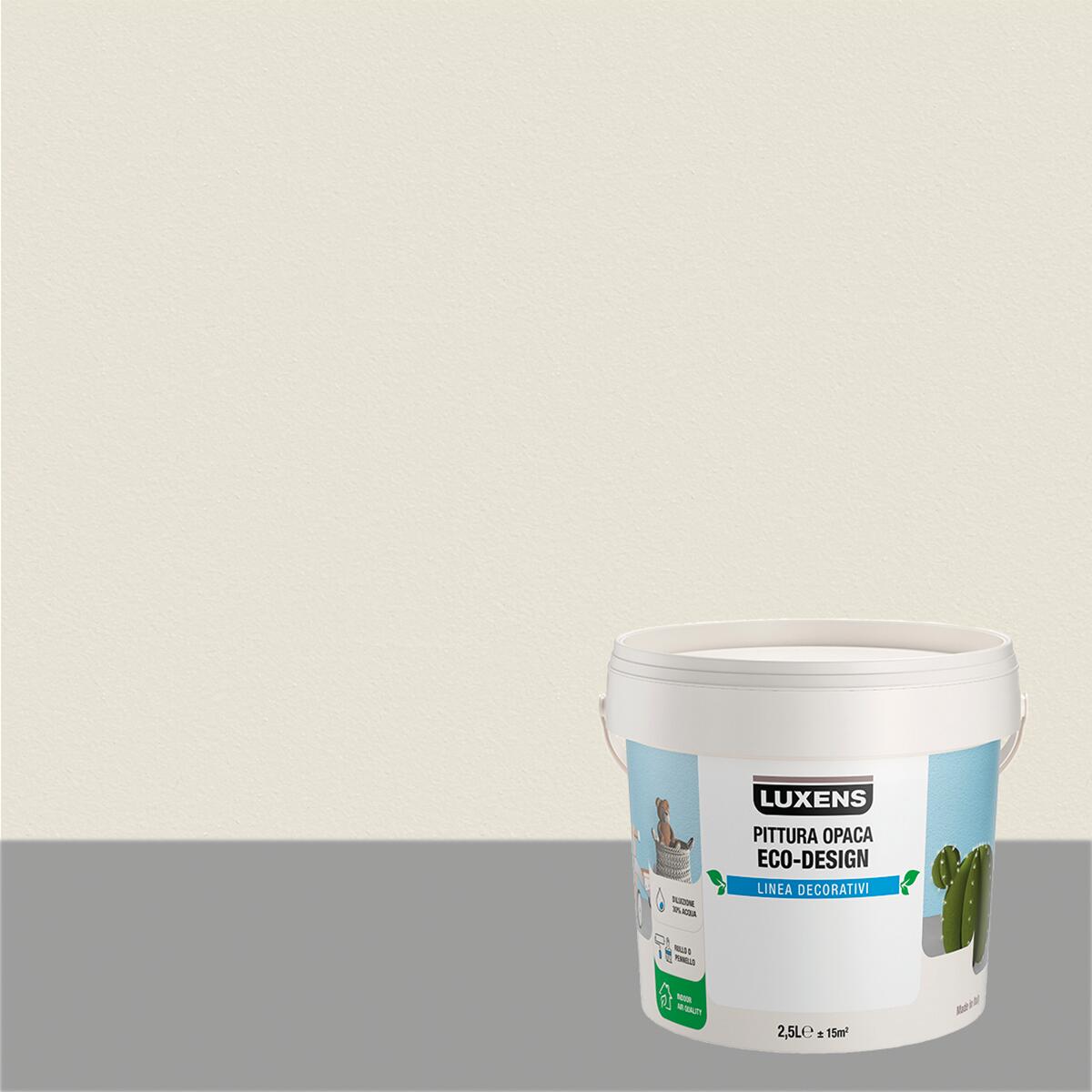 Lush Decor Tenda A Pannello Veneziana Bianco - Tessuto Effetto Seta, Tasca Portaasta 7,6 Cm, 137x213 Cm