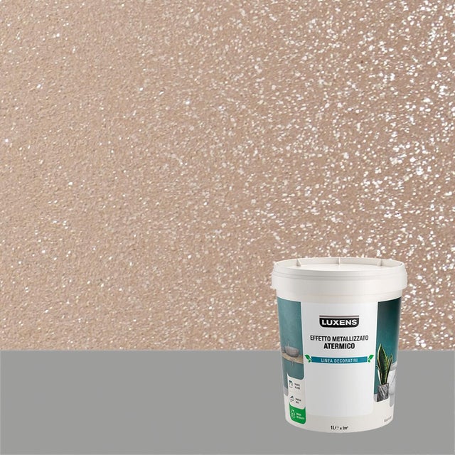 Pittura decorativa LUXENS effetto metallo topazio terra 1 L