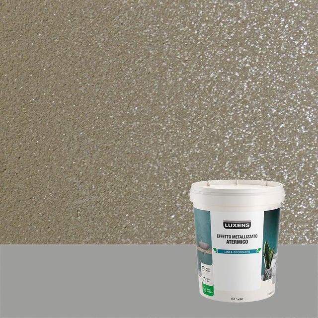 Pittura decorativa LUXENS effetto metallo calcedonia legno 1 L