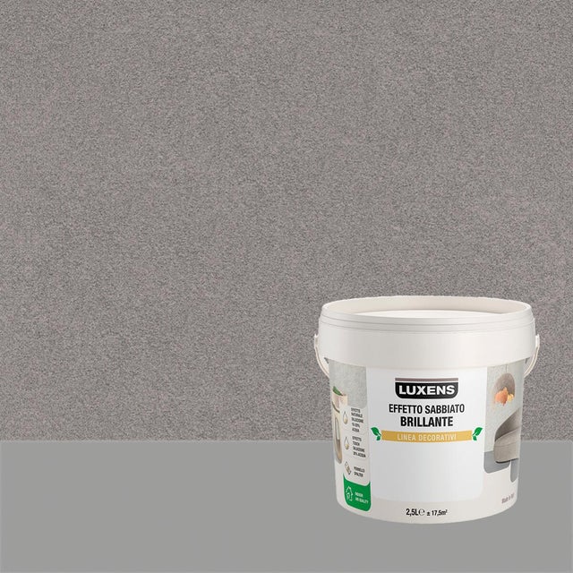 Pittura decorativa LUXENS effetto sabbiato mizar bruno 2.5 L