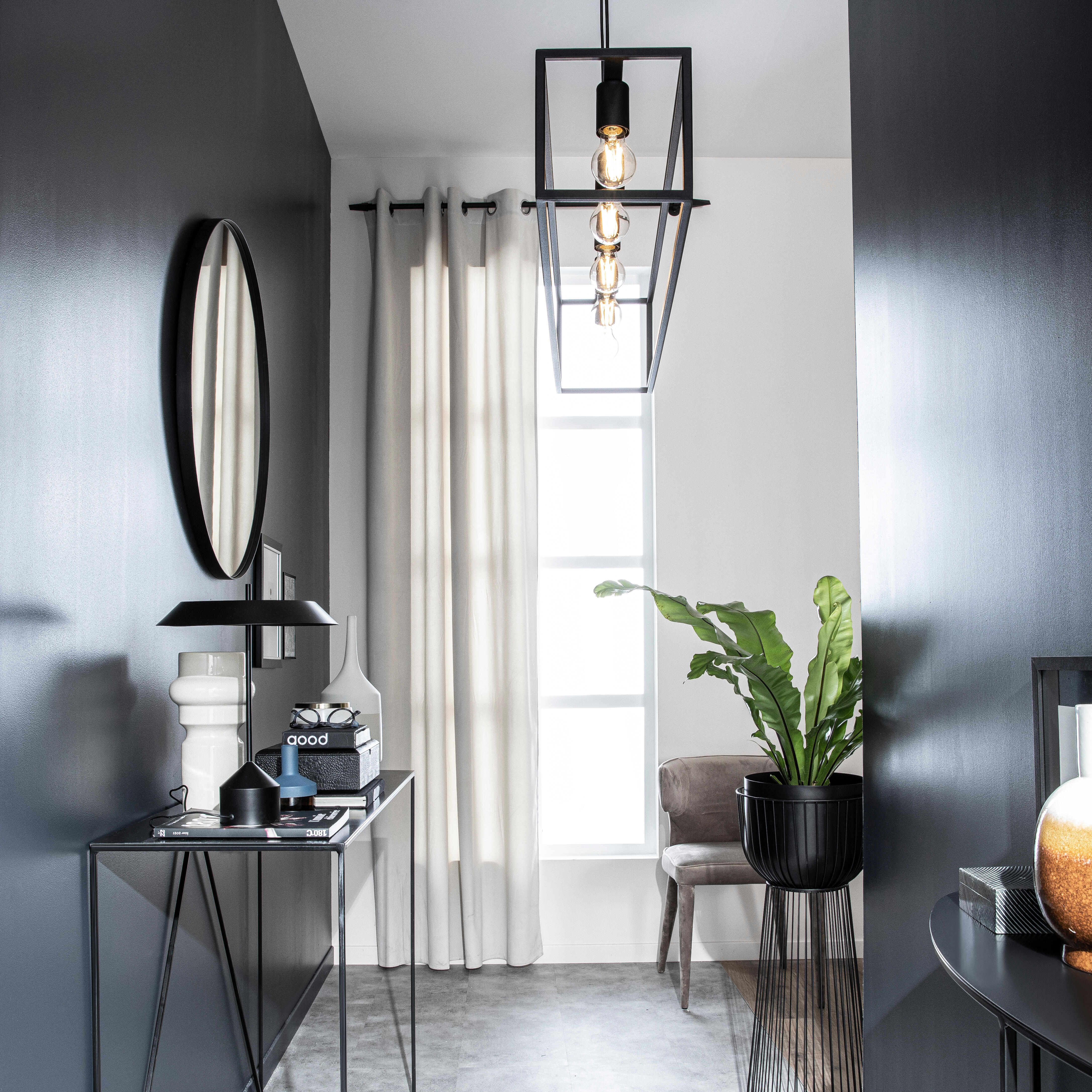 Cortinado ilhós Dubbo 140x280cm trench Inspire - 2