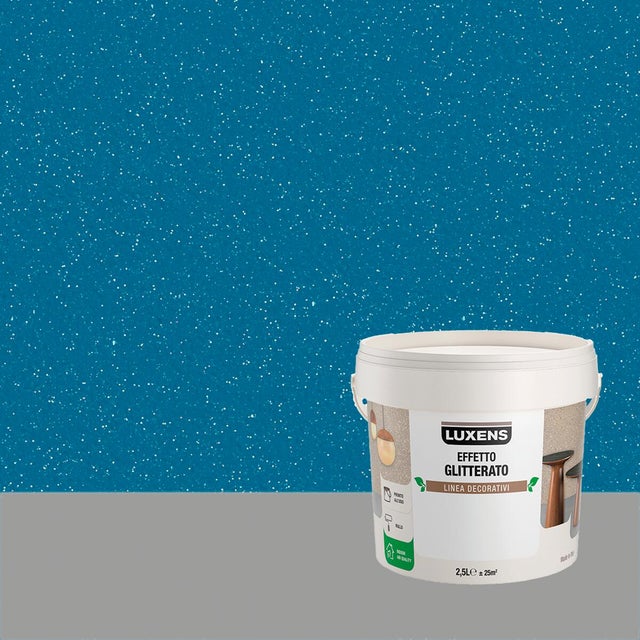Pittura decorativa LUXENS glitterato aquarius 2.5 L