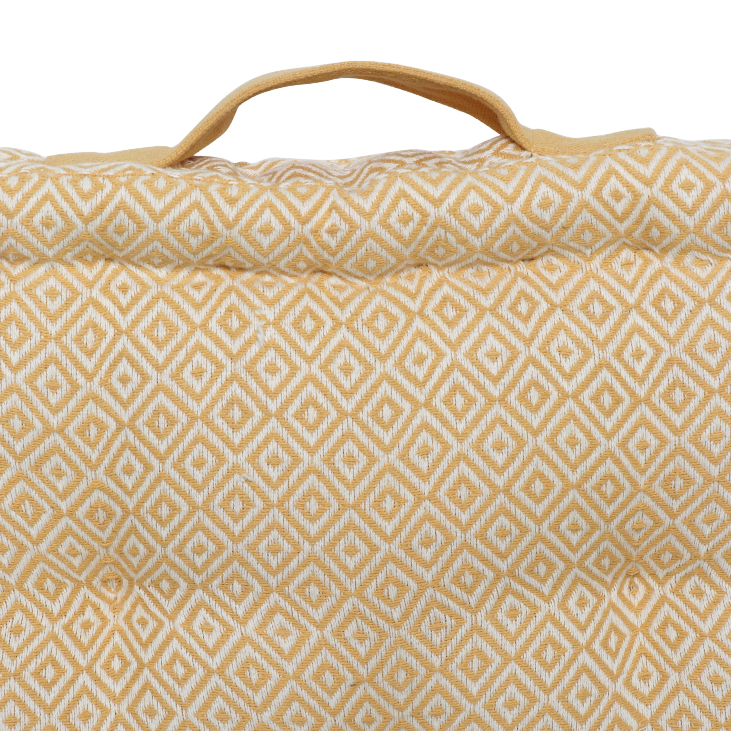 Cuscino da pavimento Futon INSPIRE Etan oro 40 x 40 cm - 3