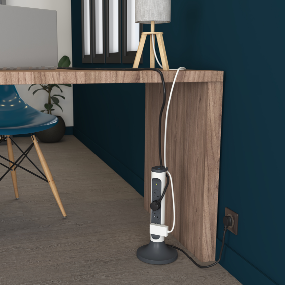 Bloc rotatif bureau Legrand