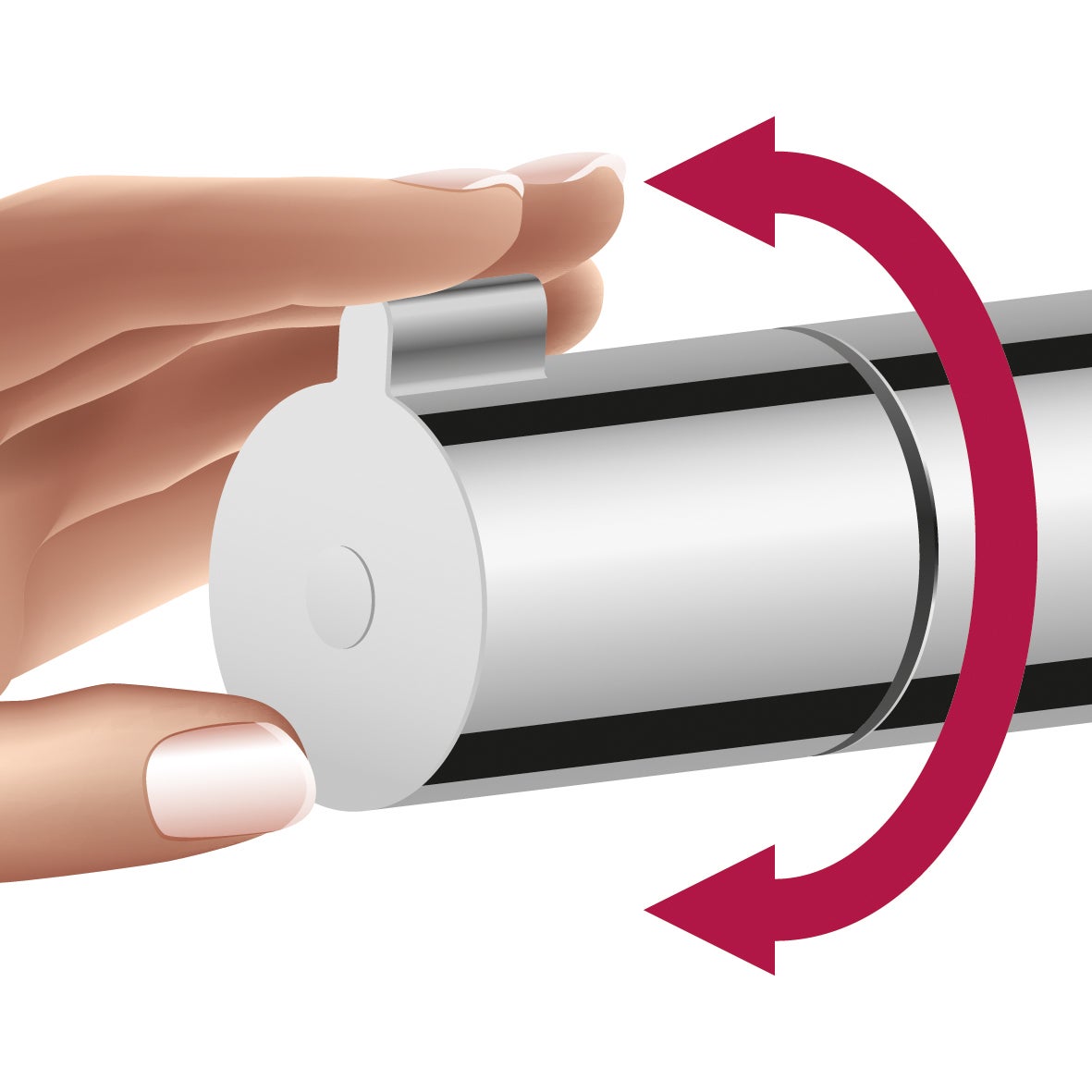 Mitigeur thermostatique douche chromé, HANSGROHE Myfox chrome Leroy