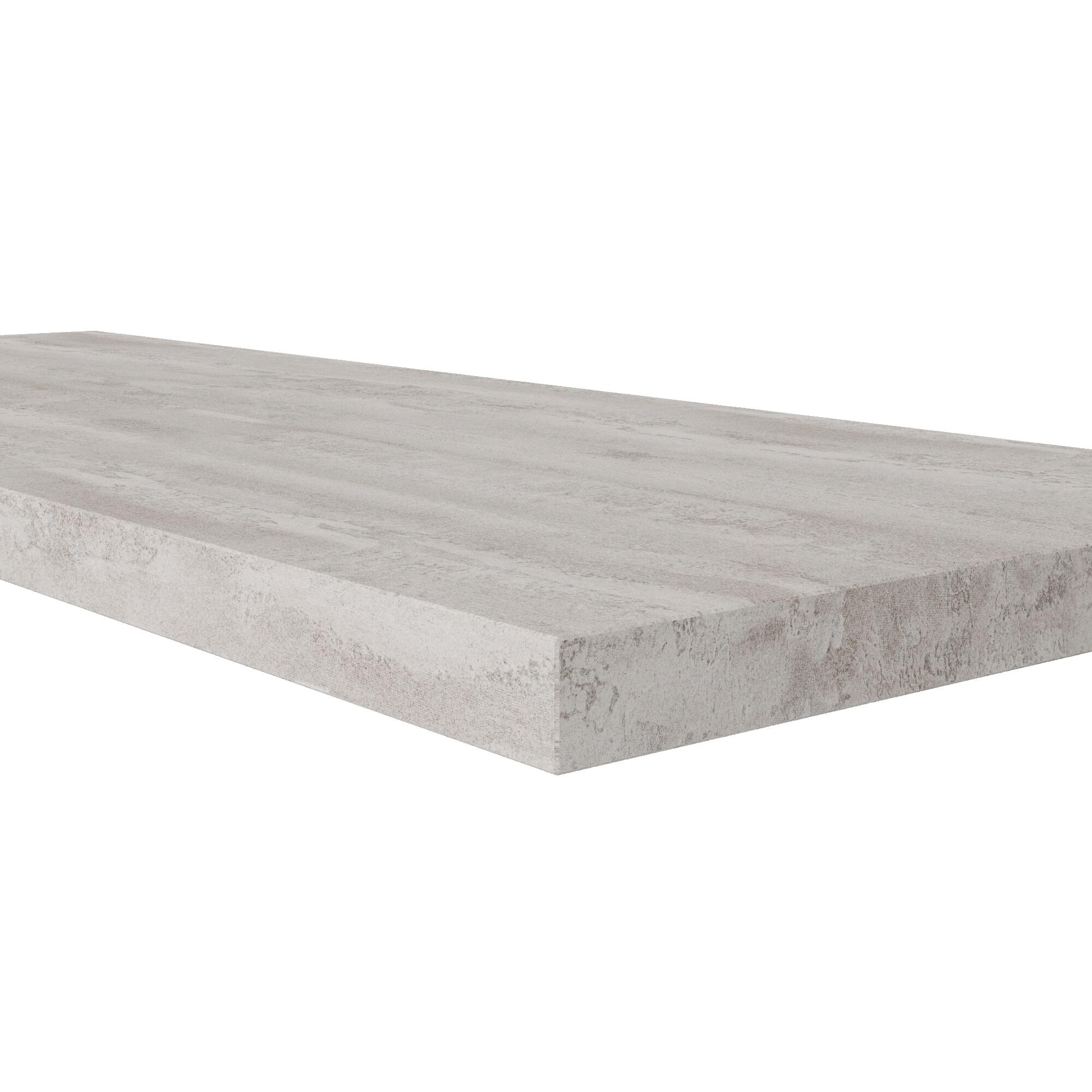 Top per lavabo Kros L 120 x H 4 x P 46 cm beton truciolare - 11