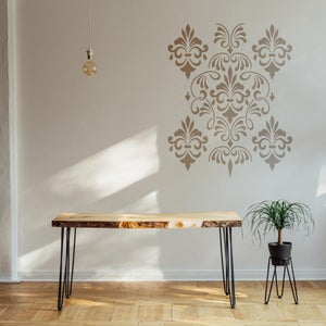 UNICRAFTALE Set Di 4 Stencil In Metallo Con Motivi Misti In Acciaio Inox, Set Di Stencil Per - 5