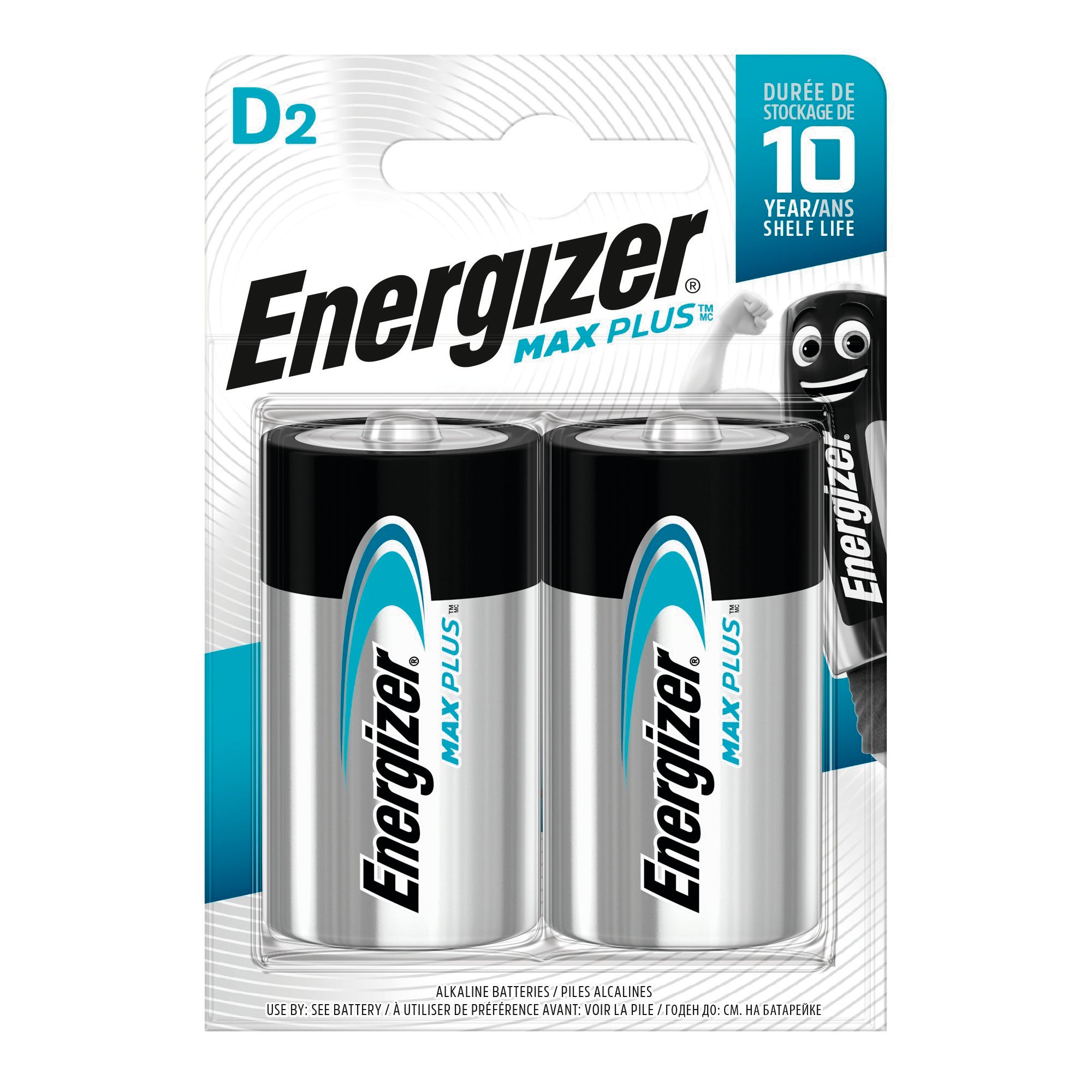 Pila LR20 D ENERGIZER Max Plus 2 batterie - 4