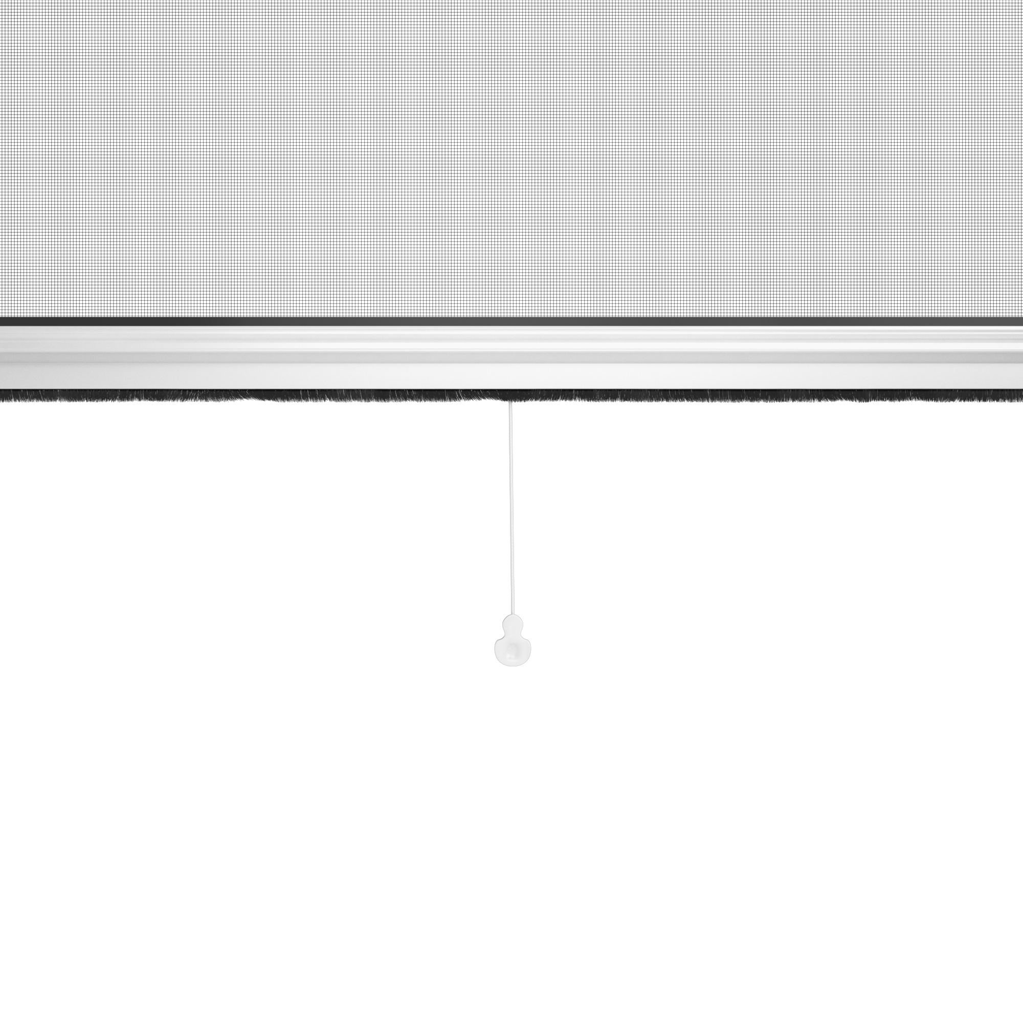 Moskitiera na okno 120x120 cm Biało/Czarna z możliwością przesuwania w pionie Isoxa - 6