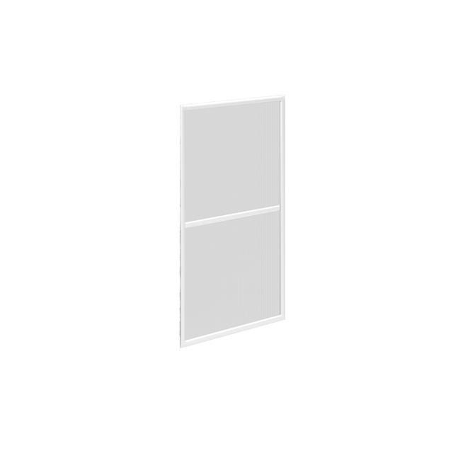 Mosquitera corredera 70x130cm aluminio recortable blanco para ventana tela fibra de vidrio Isoxa