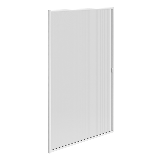Mosquitera enrollable lateral 140x230cm aluminio recortable blanco para puerta tela fibra de vidrio negra Isoxa