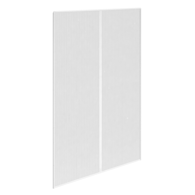 Mosquitera de cortina ISOXA de poliéster color blanca con tira magnética de 150x225cm