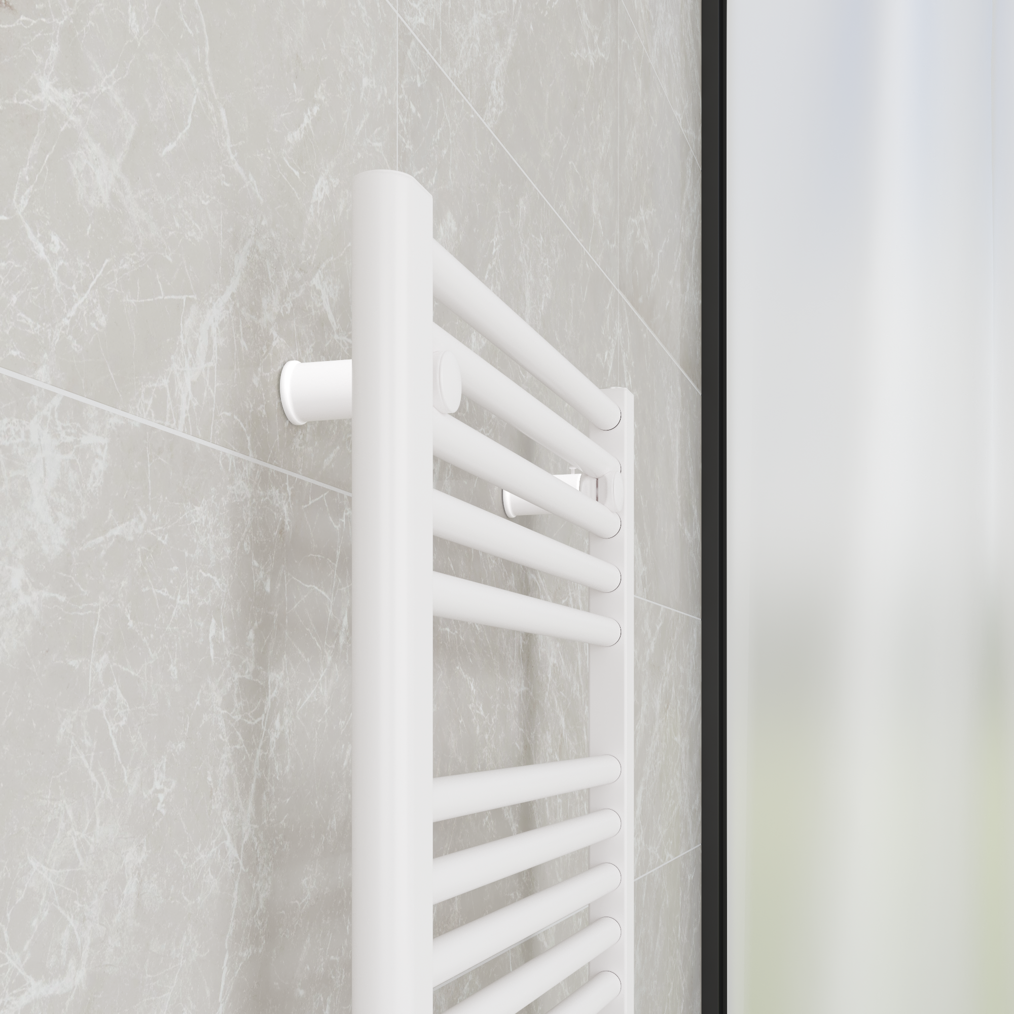 Termoarredo elettrico a fluido  EQUATION  500 W  bianco L 50 x H 98 x P 10 cm - 14