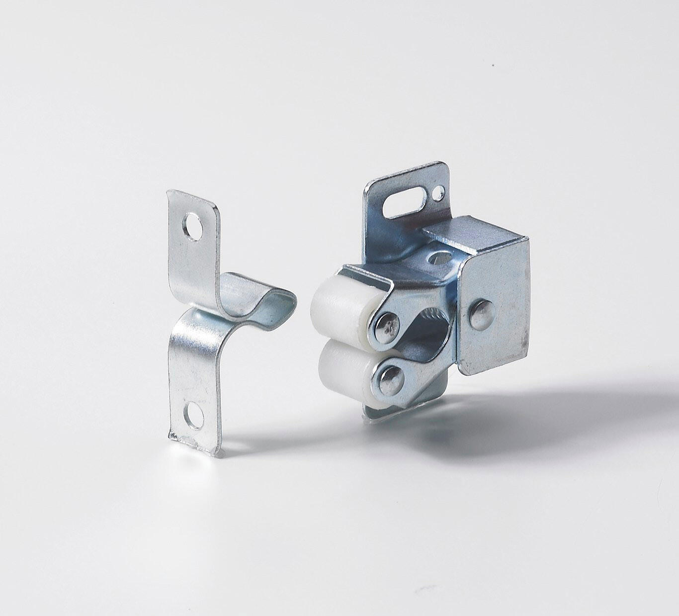 Lot de 2 loqueteaux à pression acier HETTICH, L.28 x l.33 mm - 2