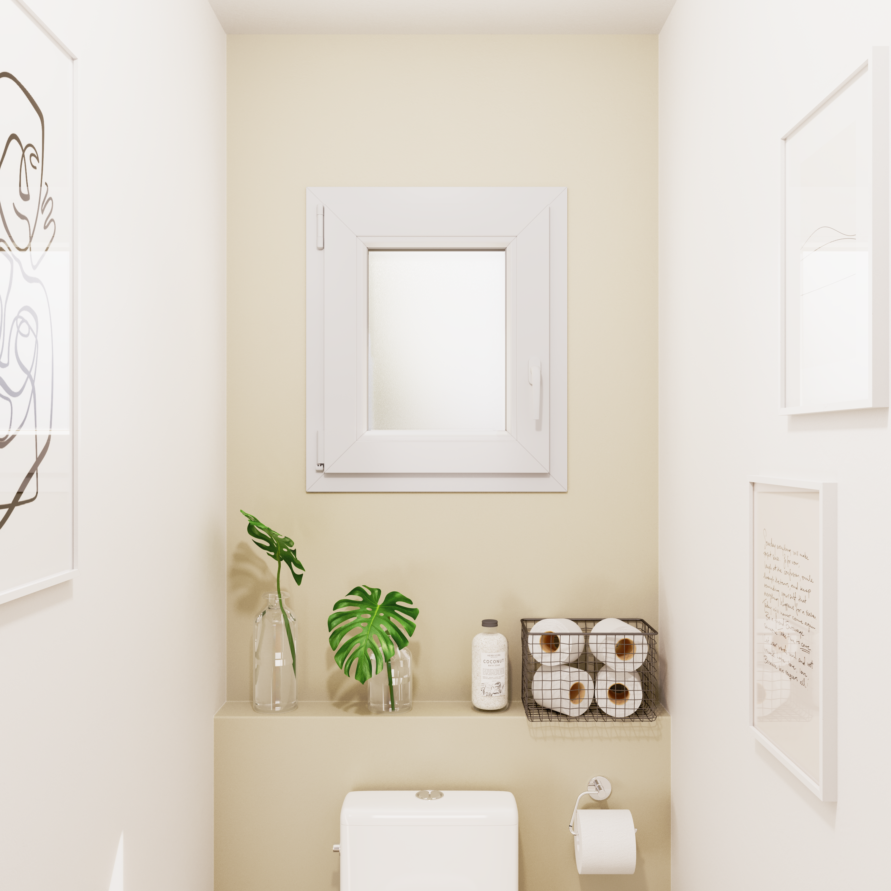 Ventana PVC blanca oscilobatiente 60X70 cm - 2