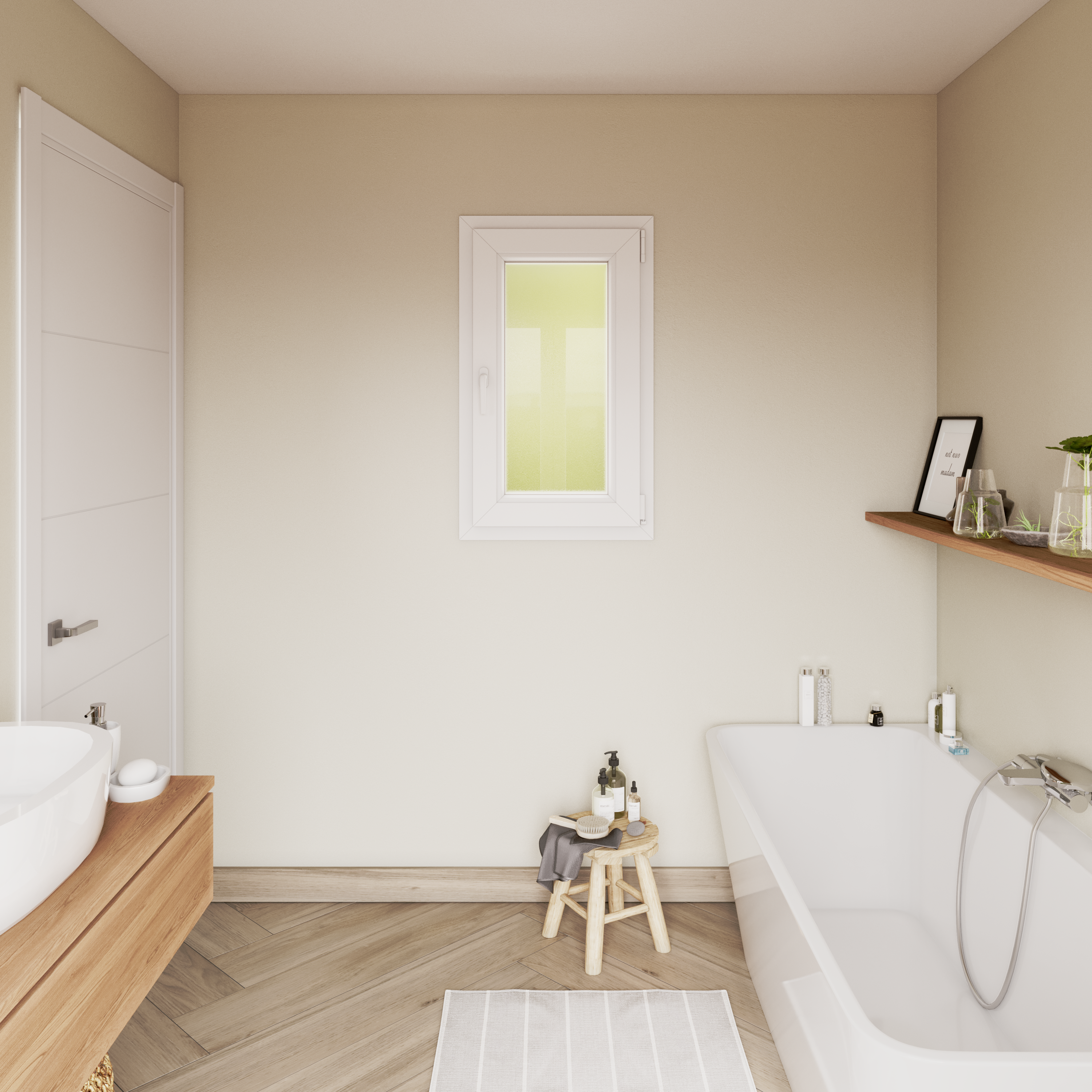 Ventana PVC blanca oscilobatiente 60x100 cm - 2