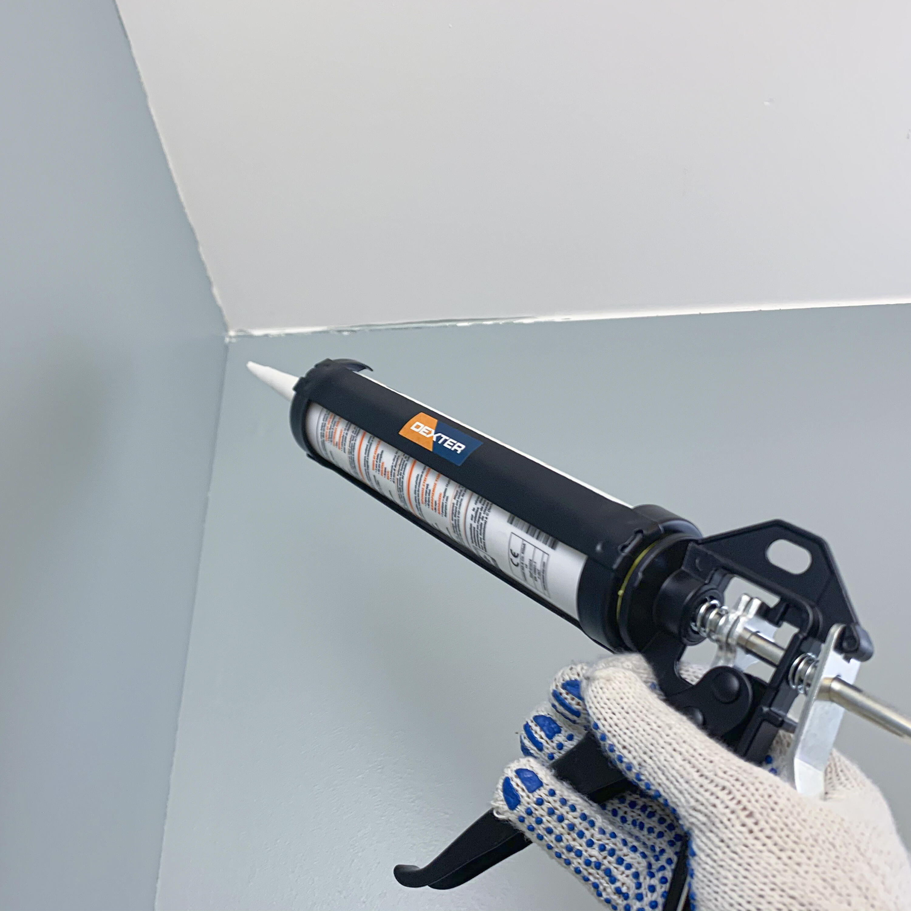 Pistola de silicona DEXTER color negro mate - 6