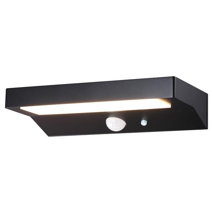 Applique solaire avec détecteur de mouvement Pulsar 1000 Lumen noir LUMIHOME - 3