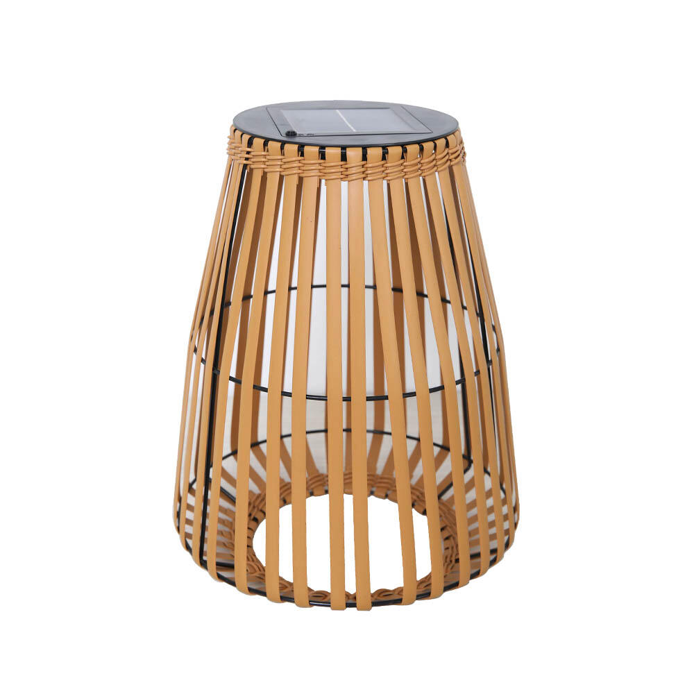 Lanterne solaire Shady blanc chaud 30 Lumens rotin - 3