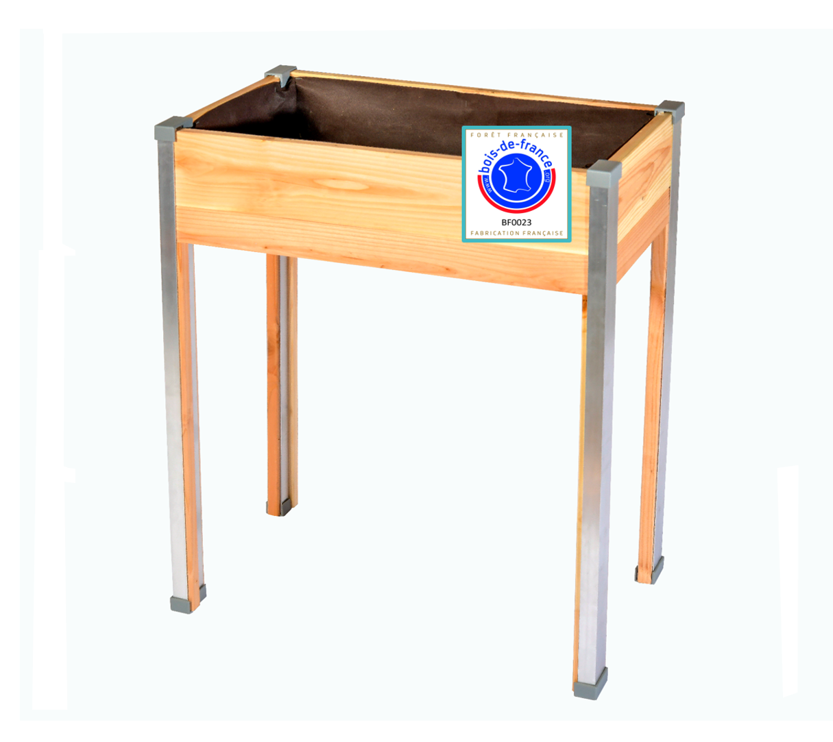Potager sur pied bois Petit modele l.60 x H.80 cm MON PETIT POTAGER - 5