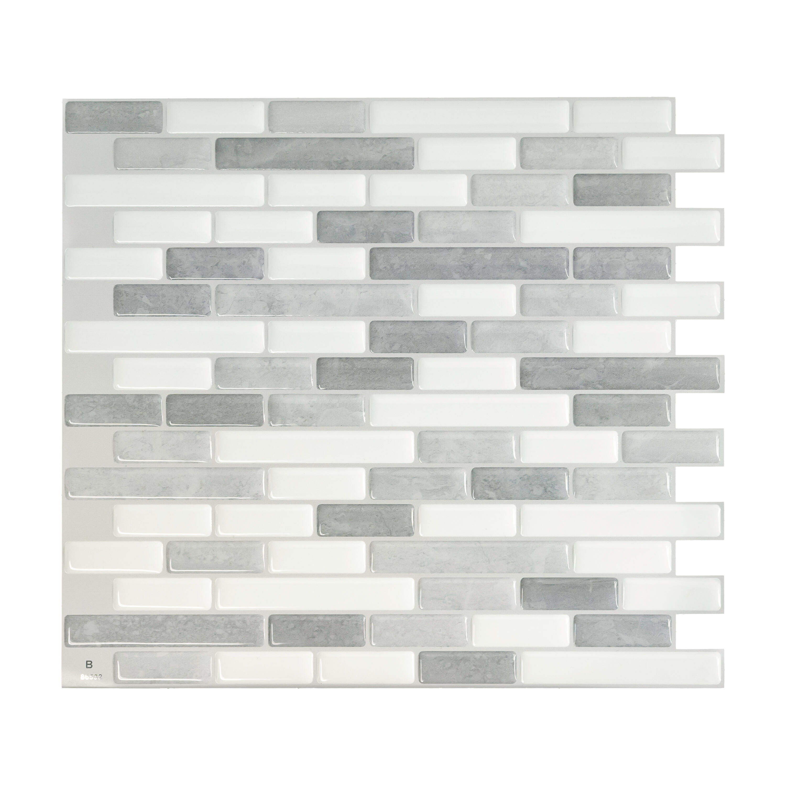 Pegatina árbol blanco, gris SMART TILES Muretto Silia de 23.1x23.1 cm - 2