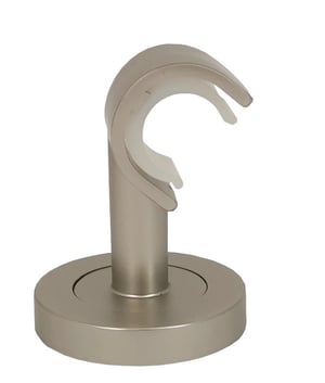 Lot de 2 supports tringle à rideau Design, 20 mm nickel mat INSPIRE