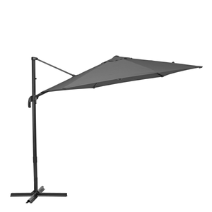 Parasol déporté NATERIAL Avea anthracite hexagonal, L.289 x l.289 cm Leroy Merlin Les bons plans des petits projets avant l'été