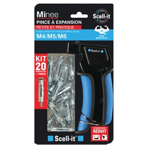 Pince pour cheville MOLLY 14MM à cloison creuse couleur aléatoire