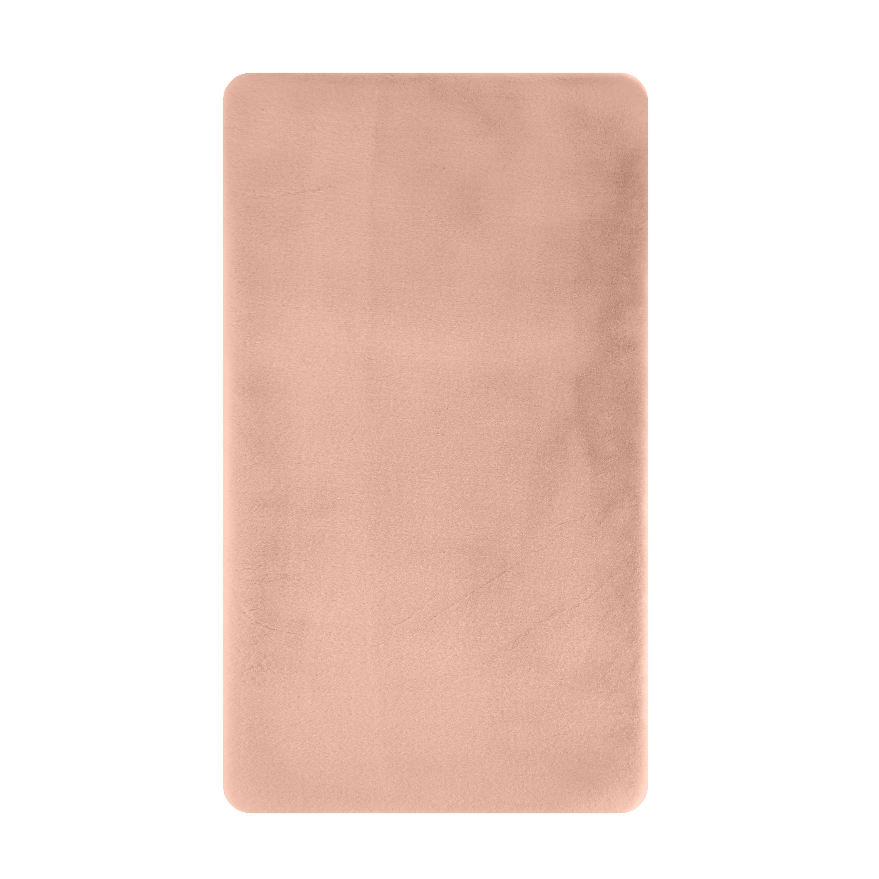 Tappeto Bianca in poliestere, L 110 x L 60 cm, rosa - 4