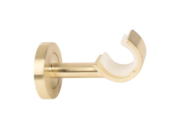 Support pour tringle à rideau Chic 28mm doré lisse INSPIRE