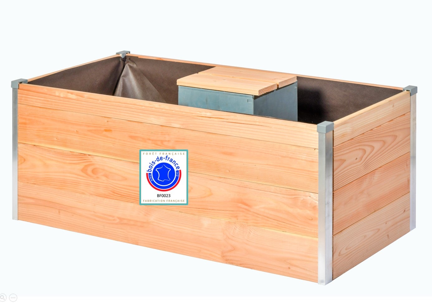 Potager sur pied bois l.115 x H.48 cm MON PETIT POTAGER - 5