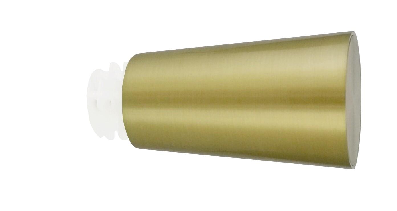 eminza Kit de tringle rideau extensible double barres (L210 - L380 cm / D19 mm eminza Kit de tringle rideau extensible double barres (L210 - L380 cm / D19 mm