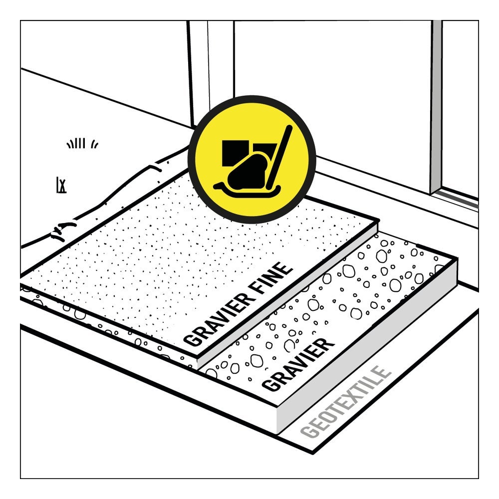 Pose plot terrasse sur terrain brut - 4