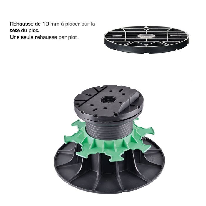 Plot terrasse bois compatible réhausse