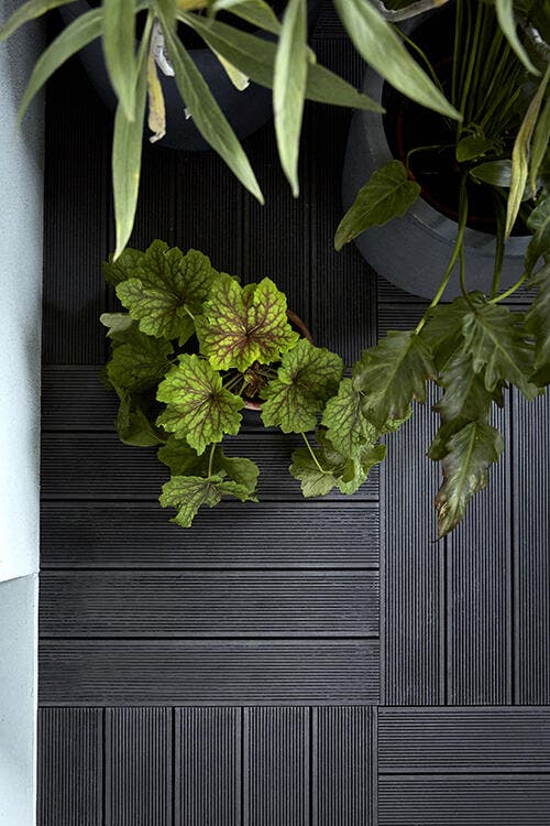 photo de dalles composite sur un balcon pour recevoir industriel