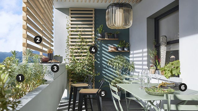 photo des points forts d'un balcon pour recevoir industriel