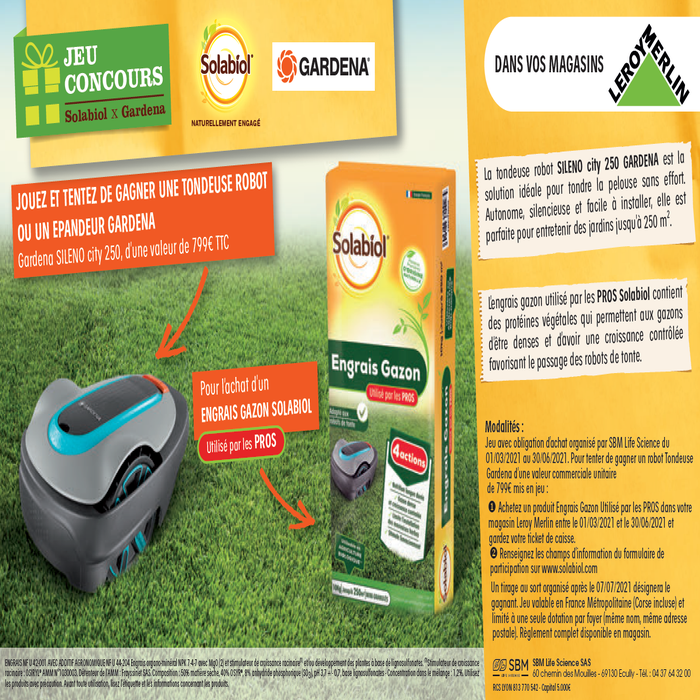 Jeu concours Solabiol Gardena