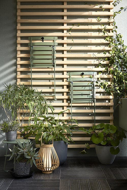 photo de bois sur un balcon pour recevoir industriel