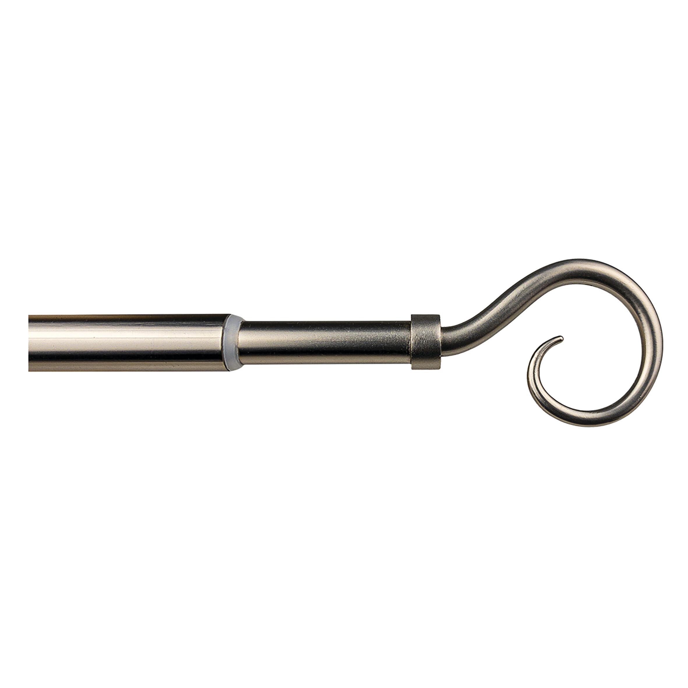 Kit Bastone Per Tenda Estensibile Da 120 A 210 Cm Vega In Ferro Cromato - Foto 8