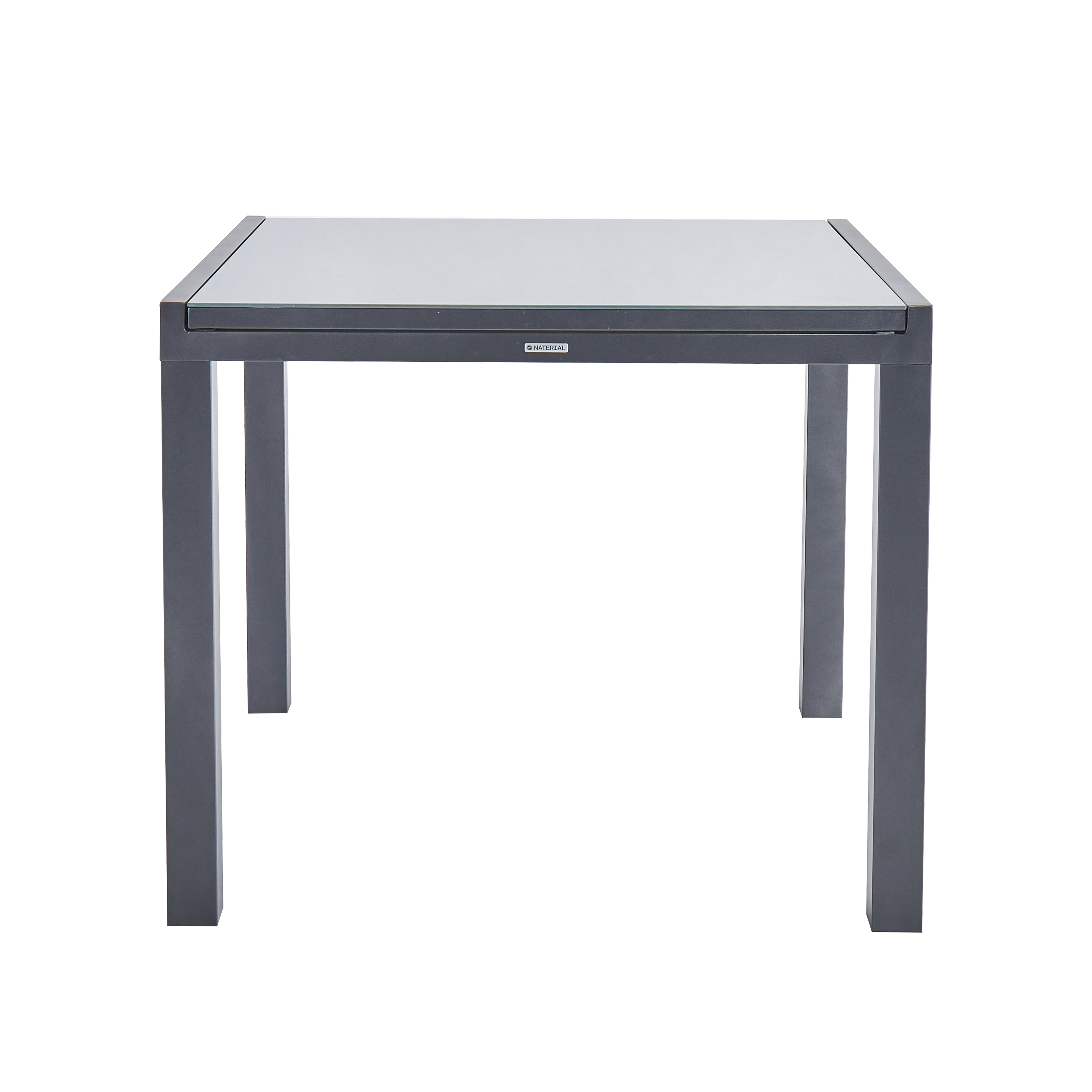 Mesa de alumínio NATERIAL LYRA ANTRACITE 90/160X90CM - 24