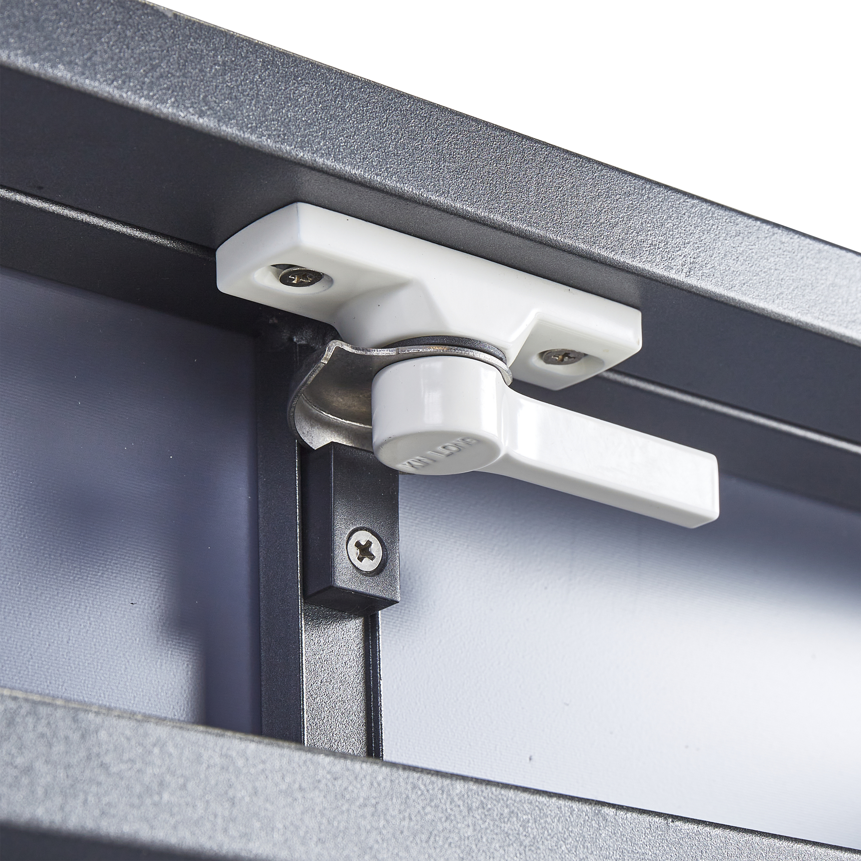 Mesa de alumínio NATERIAL LYRA ANTRACITE 90/160X90CM - 32