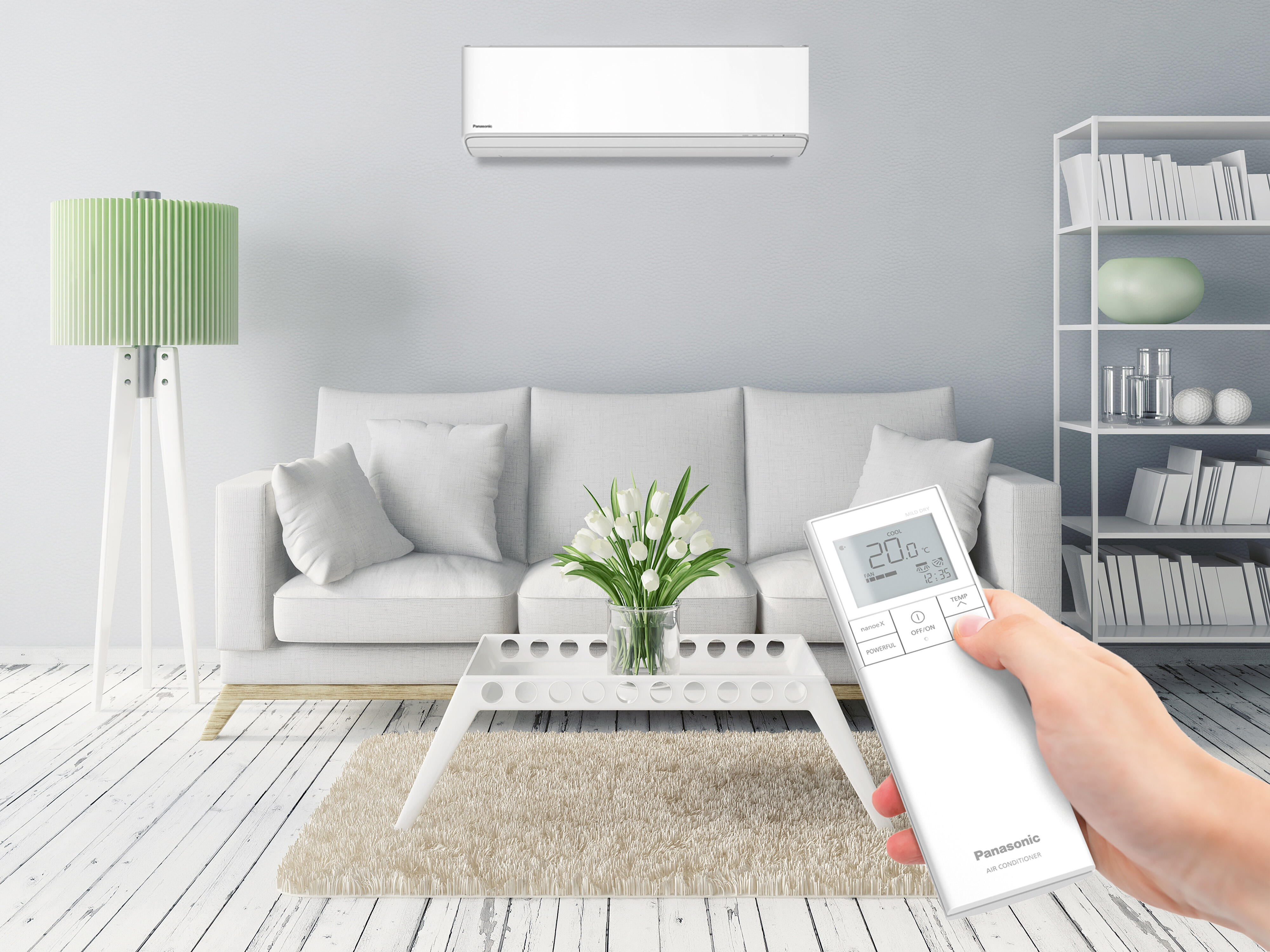 Condizionatore monosplit PANASONIC 12000 BTU inverter WIFI A+++/A+++ serie Etherea - 2