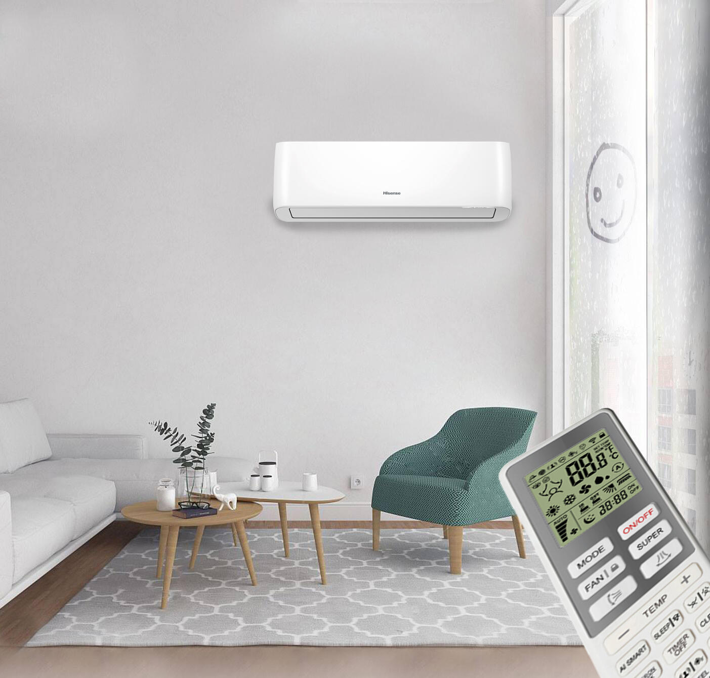 Condizionatore monosplit HISENSE 9000 BTU inverter WIFI A+++/A+++ serie Energy Pro - 2