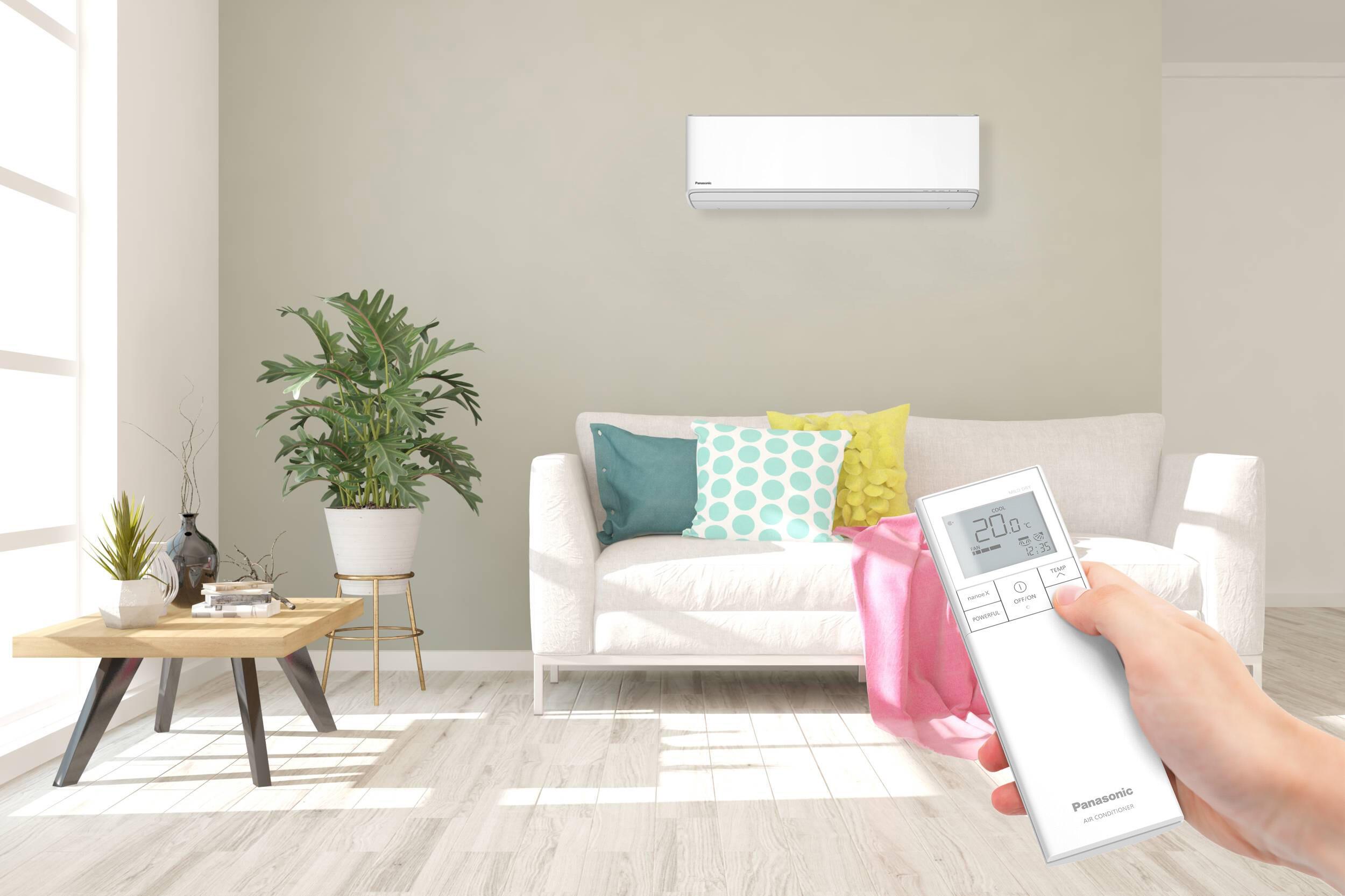 Condizionatore a muro monosplit inverter PANASONIC Etherea classe raffreddamento A+++, classe di riscaldamento A+++, bianco e trasparente - 2