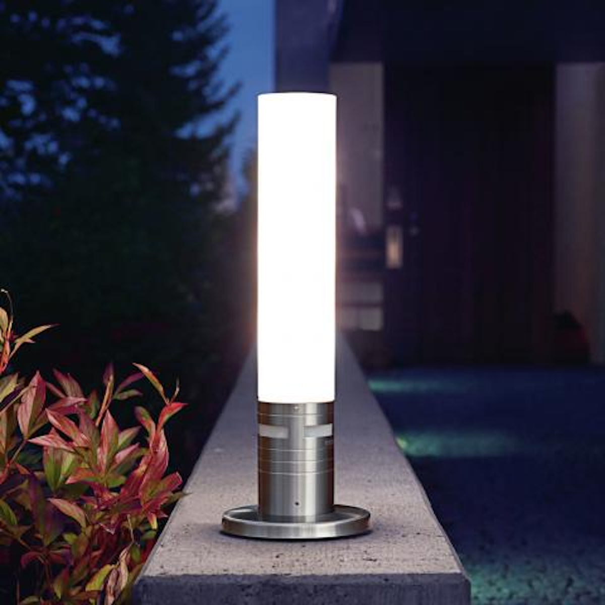 Lampione da giardino con sensore di moviemtno, Gl60 led H 103.8 cm, argento 781 LUMEN, IP44 STEINEL - 3