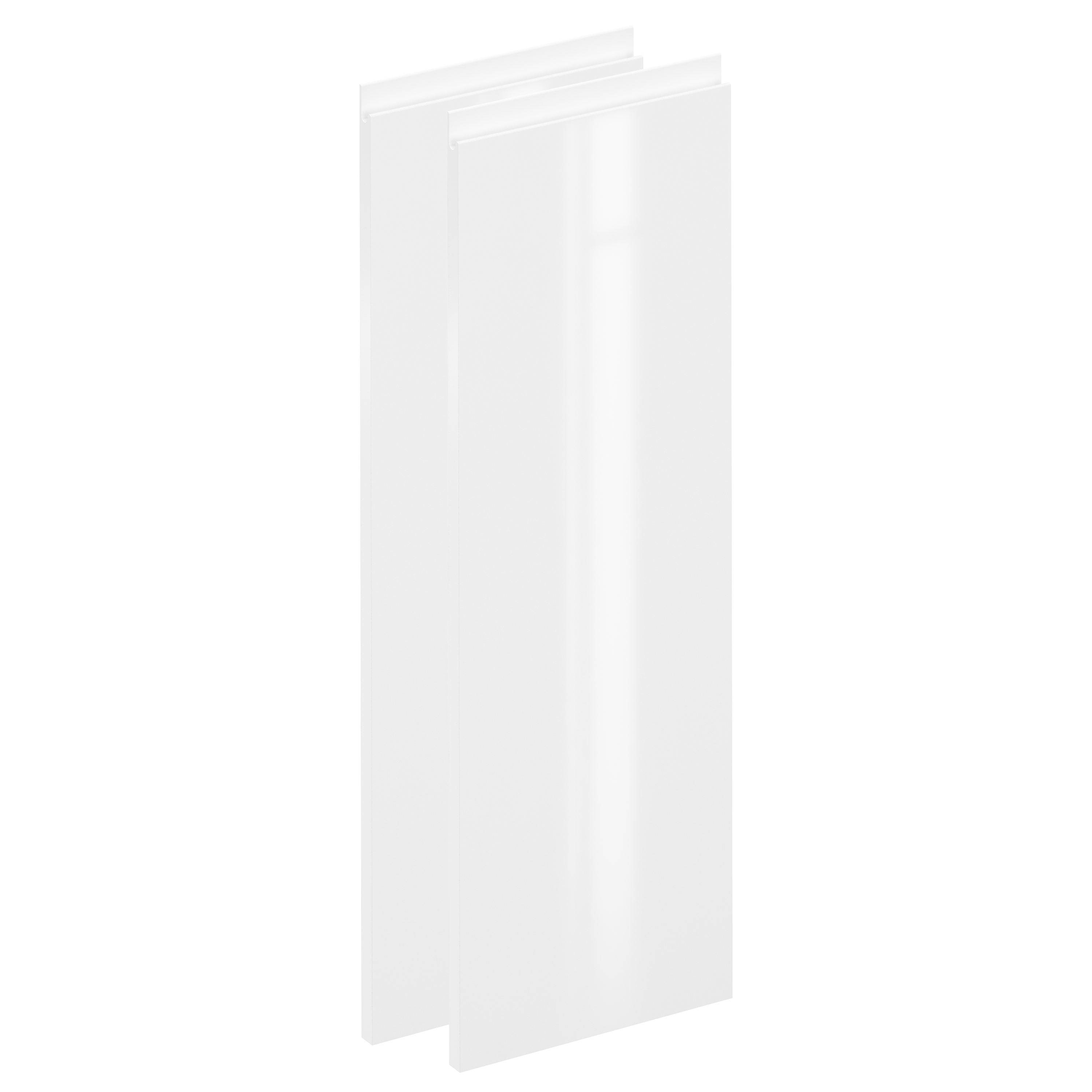 Zestaw 2 frontów kuchennych Tokyo FALH30x103 cm biały połysk Delinia iD