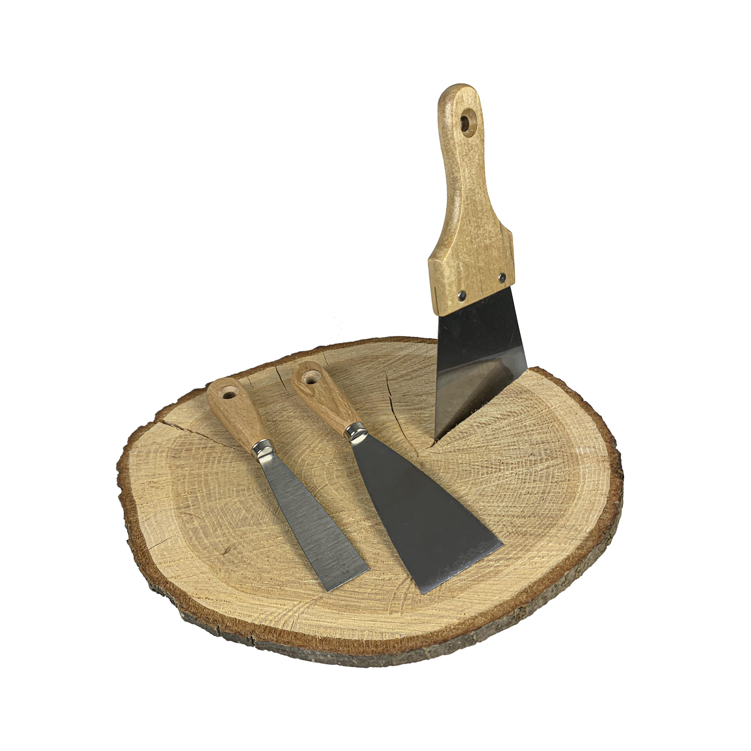 Lote 3 espátulas aço 5 cm - 4