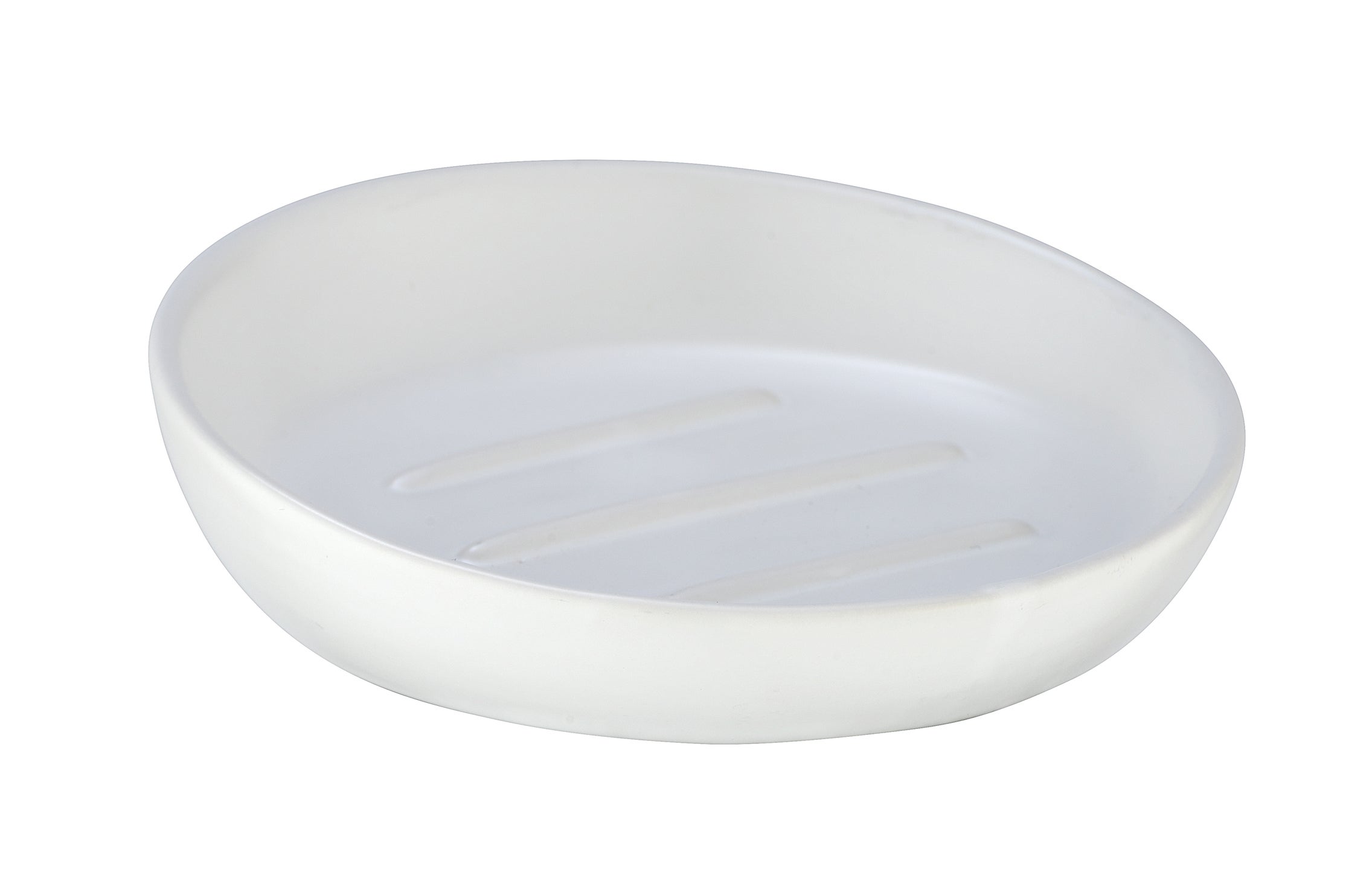 Porta sapone Badi bianco 11.5 cm x 3 cm in ceramica - 3