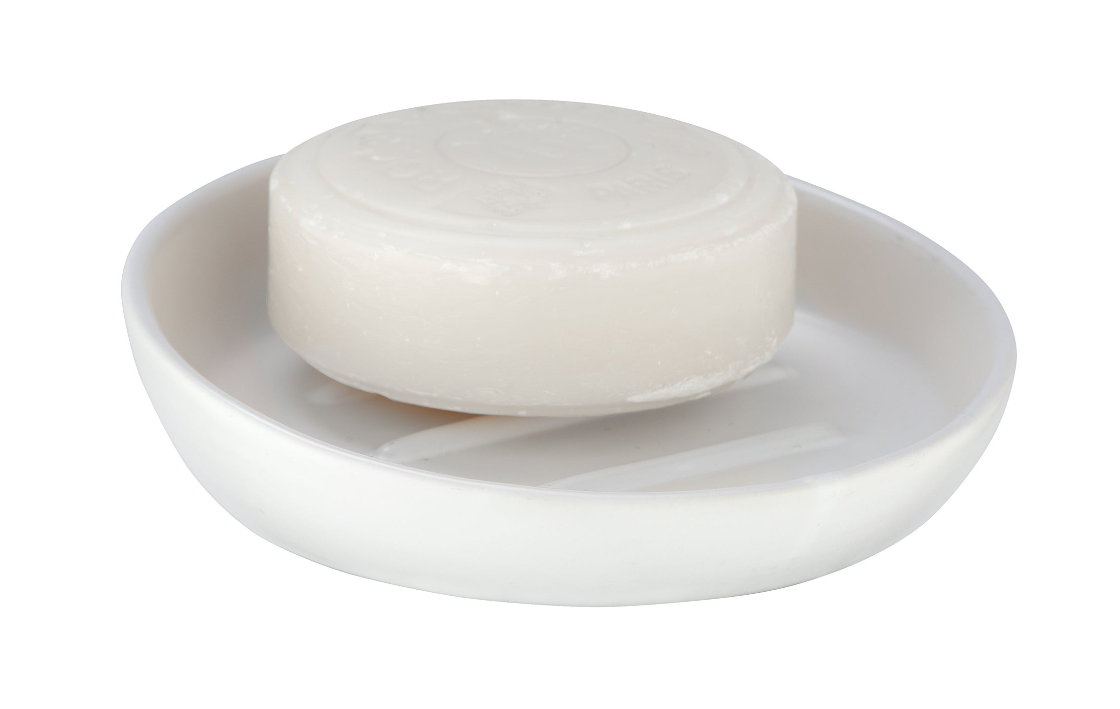 Porta sapone Badi bianco 11.5 cm x 3 cm in ceramica - 2