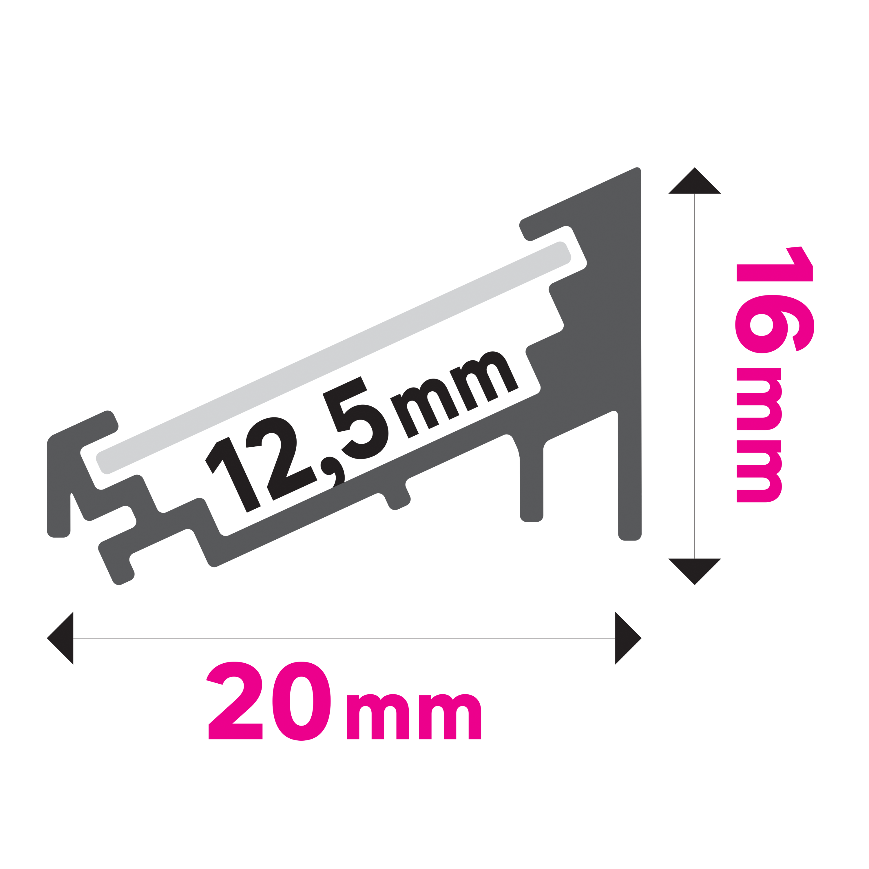 Profil aluminiowy narożny do taśm LED dł. 2 m Inspire - 5